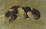 Theo van Doesburg Hond USA oil painting artist